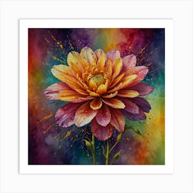 Dahlia 3 Art Print