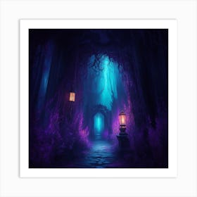 Dark Forest 1 Art Print