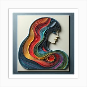 A female subject 4 Art Print