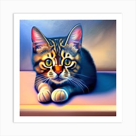 Kitty Cat 5 Art Print