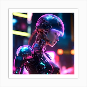 Cyborg 21 Art Print