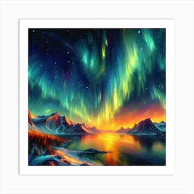 Aurora S Symphony 15 Art Print