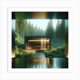 Cabin In The Woods 5 Art Print