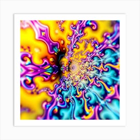 Psychedelic Spiral 1 Art Print