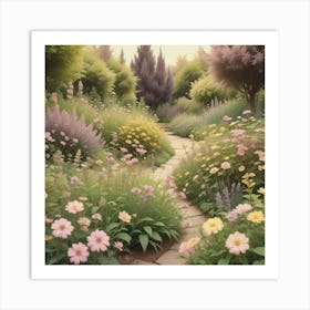 Garden Path 7 Art Print