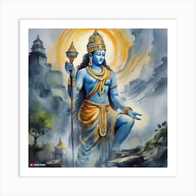 Vishnu 3 Art Print