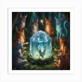 Crystal Of The Forest Art Print