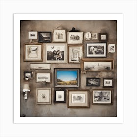 Framed Pictures Stock Videos & Royalty-Free Footage Art Print