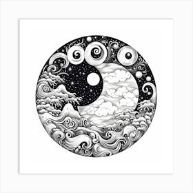 Yin Yang 29 Art Print