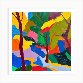 Abstract Park Collection Mount Royal Park Montreal Canada 3 Art Print