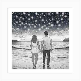 Starry Night Art Print