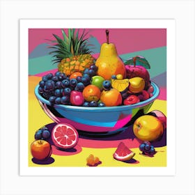 Fruit Bowl Art Print