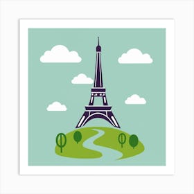 Paris Eiffel Tower 6 Art Print