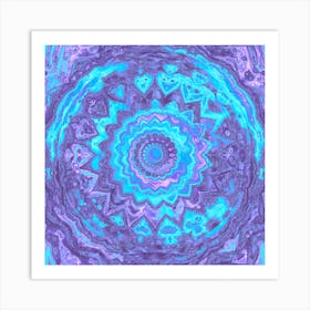 Smushed Mandala Art Print