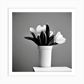 Small Floral Vase Art Print