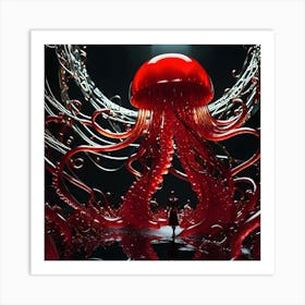 Red Jelly 5 Art Print