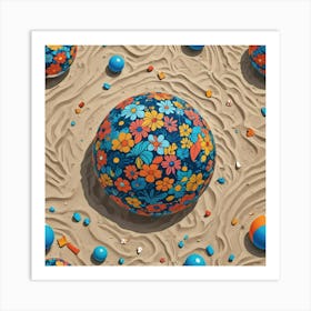 Sand Ball Art Print