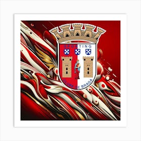 S.C. Braga Logo Wall Art 18 Art Print