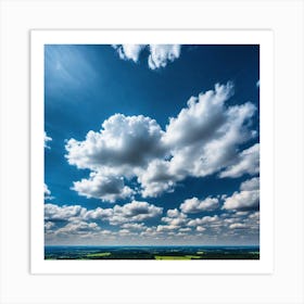 Cloudy Sky 4 Art Print