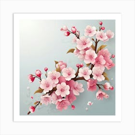 Cherry Blossoms art print 6 Art Print