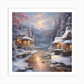 Winter'S Night Art Print