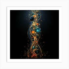 Genome As Universe Art Print