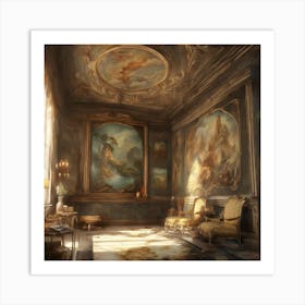 Room In A Castle 3 Art Print