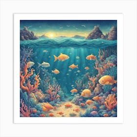 Sardines Art Print