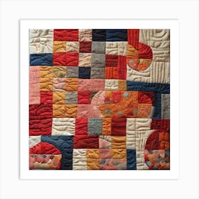 Quilted Wall Hanging, 1513 Art Print