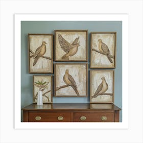 Doves 2 Art Print