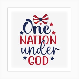 One Nation Under God 01 Art Print