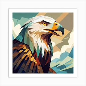 Cubism Art, Eagle Art Print