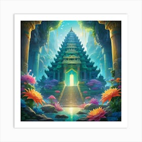 Buddhist Temple Art Print