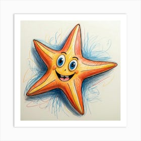 Starfish 9 Art Print