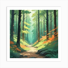 Path In The Forest Art Print