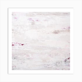 Neutral Abstract Painting 2 Square Art Print