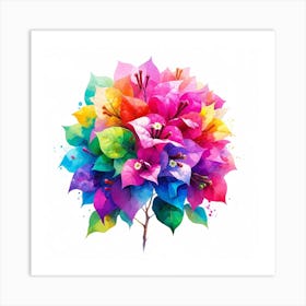 Colorful Bougainvillea Art Print