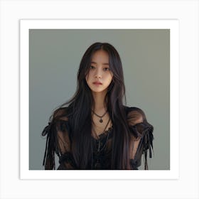 AI Jisoo Art Print