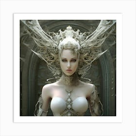 Cyber Goddess Art Print