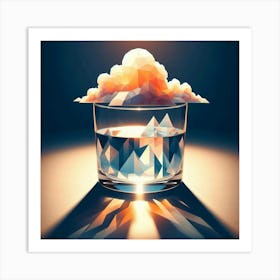 Cloud In A Glass 1 Art Print