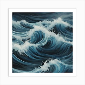 Ocean Waves 26 Art Print