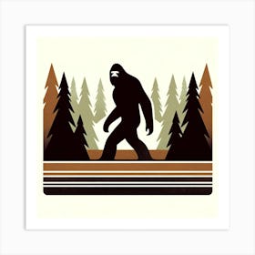 Bigfoot Art Print