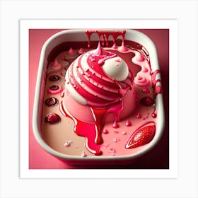 Ice Cream Dessert Art Print