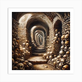 Skull Walls Art Print