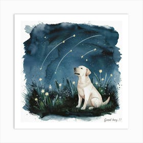 Good Labrador Art Print