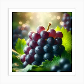 Grapes On The Vine Art Print