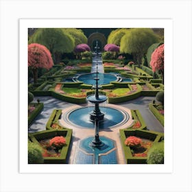 California Garden 1 Art Print