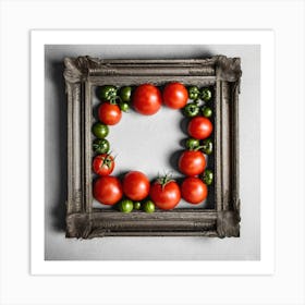 Frame Of Tomatoes 19 Art Print