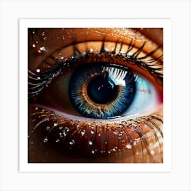 Classic eye Art Print