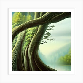 Stoic Tree Art Print